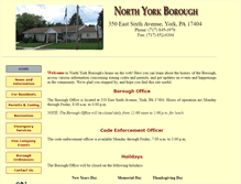 Tablet Screenshot of northyorkborough.com